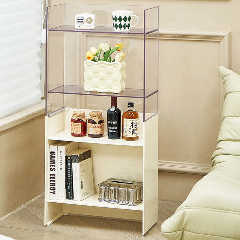 Modern Minimalist PC Rectangular Side Table 2/3-Tier For Living Room