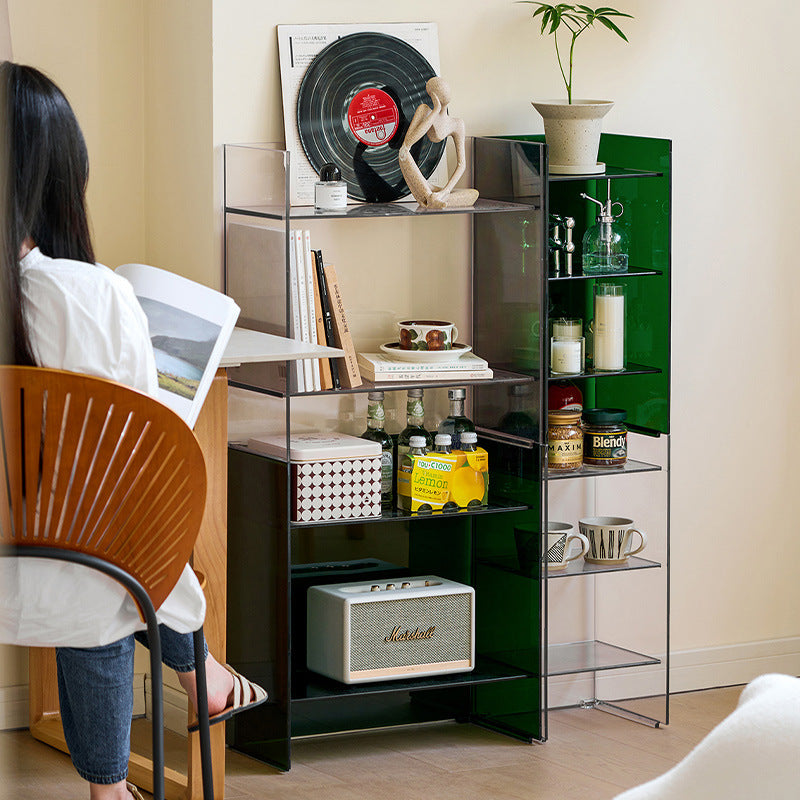 Modern Minimalist PC Rectangular Side Table 2/3-Tier For Living Room