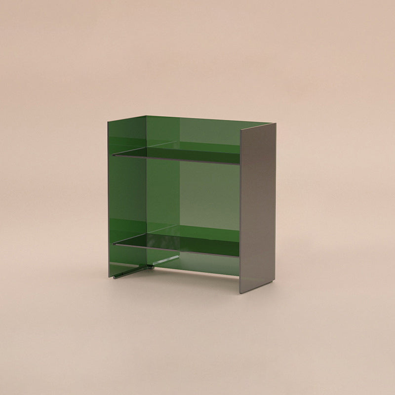 Modern Minimalist PC Rectangular Side Table 2/3-Tier For Living Room