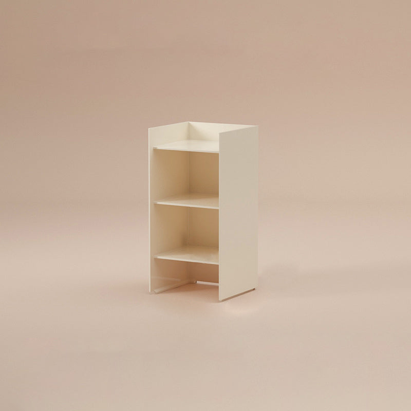 Modern Minimalist PC Rectangular Side Table 2/3-Tier For Living Room