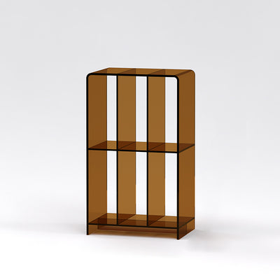 Modern Minimalist Acrylic Rectangular Bookshelf For Living Room