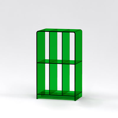 Modern Minimalist Acrylic Rectangular Bookshelf For Living Room