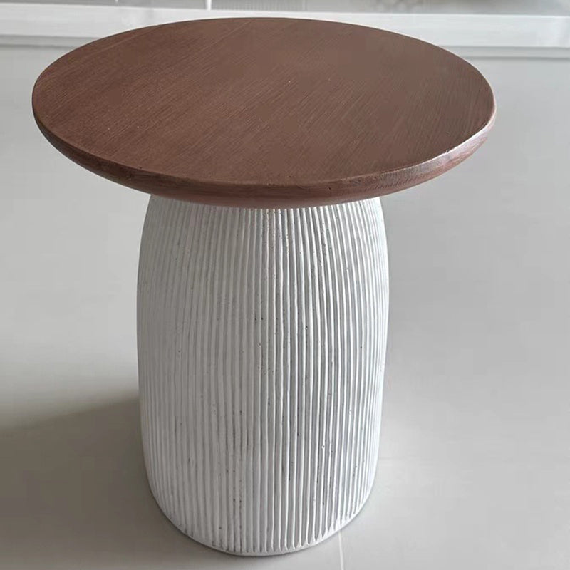 Moderner minimalistischer Beistelltisch aus Magnesiumoxid für Wohnzimmer & Schlafzimmer 