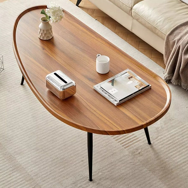 Moderner minimalistischer MDF- &amp; Eisen-Kaffeetisch in Mangofruchtform für Schlafzimmer &amp; Wohnzimmer 