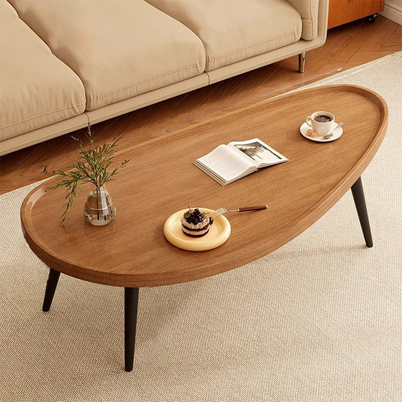 Moderner minimalistischer MDF- &amp; Eisen-Kaffeetisch in Mangofruchtform für Schlafzimmer &amp; Wohnzimmer 