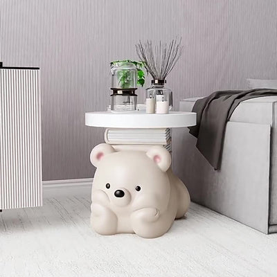 Zeitgenössischer kreativer Beistelltisch in Bärenform für Schlafzimmer- und Wohnzimmerdekoration 