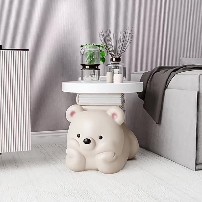 Zeitgenössischer kreativer Beistelltisch in Bärenform für Schlafzimmer- und Wohnzimmerdekoration 