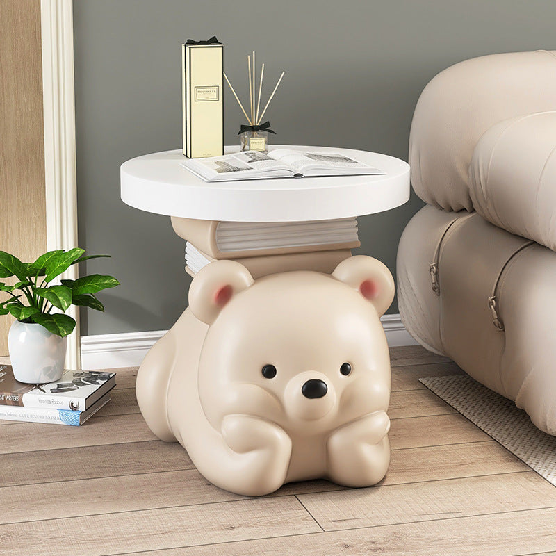 Zeitgenössischer kreativer Beistelltisch in Bärenform für Schlafzimmer- und Wohnzimmerdekoration 