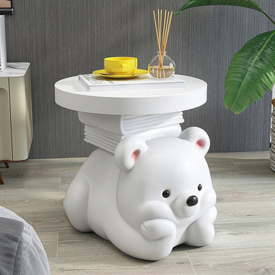 Zeitgenössischer kreativer Beistelltisch in Bärenform für Schlafzimmer- und Wohnzimmerdekoration 