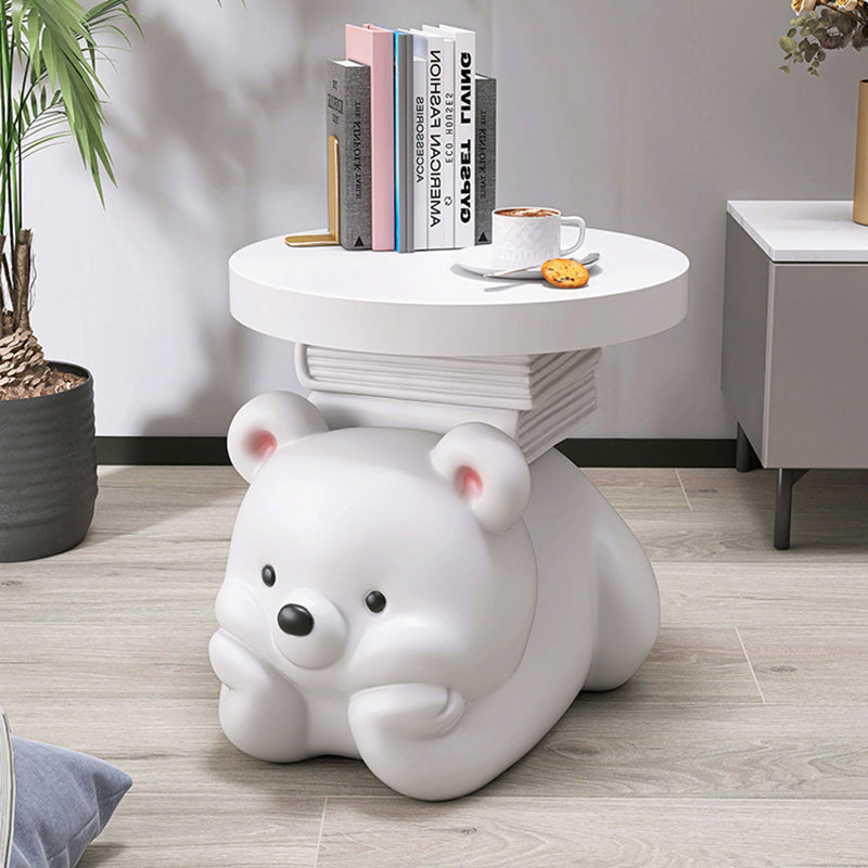 Zeitgenössischer kreativer Beistelltisch in Bärenform für Schlafzimmer- und Wohnzimmerdekoration 