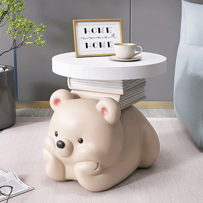 Zeitgenössischer kreativer Beistelltisch in Bärenform für Schlafzimmer- und Wohnzimmerdekoration 