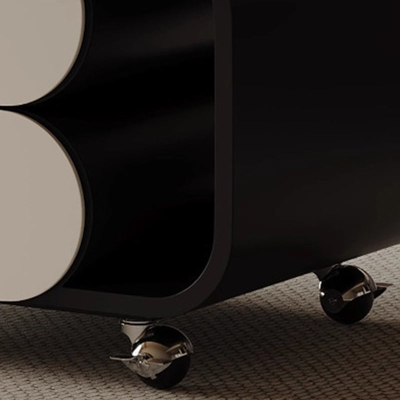 Table basse contemporaine en planche nordique et acier inoxydable de forme carrée-ovale avec plateau relevable pour salon et chambre 