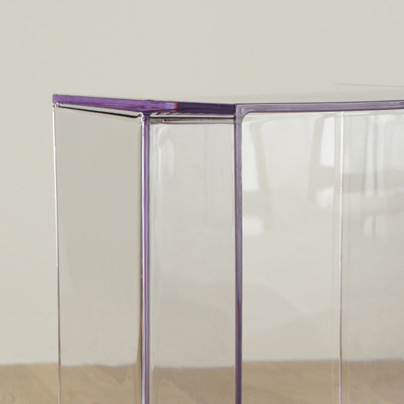 Modern Minimalist PC Rectangular Side Table For Bedroom &amp; Living Room