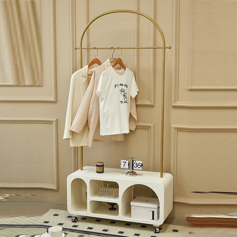Armoire d’entrée traditionnelle française rectangulaire en arc de forme E1 écologique en MDF et fer avec plusieurs compartiments, 1 armoire, pour chambre à coucher 