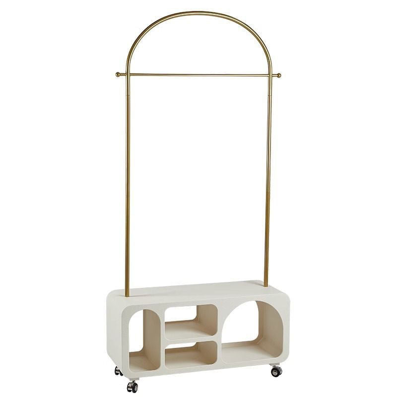 Armoire d’entrée traditionnelle française rectangulaire en arc de forme E1 écologique en MDF et fer avec plusieurs compartiments, 1 armoire, pour chambre à coucher 
