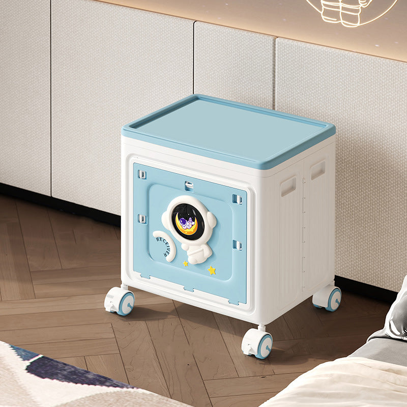 Moderner Art Deco Cartoon Astronaut Rechteckiger PP Kunststoff Faltbarer Beweglicher Aufbewahrungsschrank 1-Schrank Für Schlafzimmer 