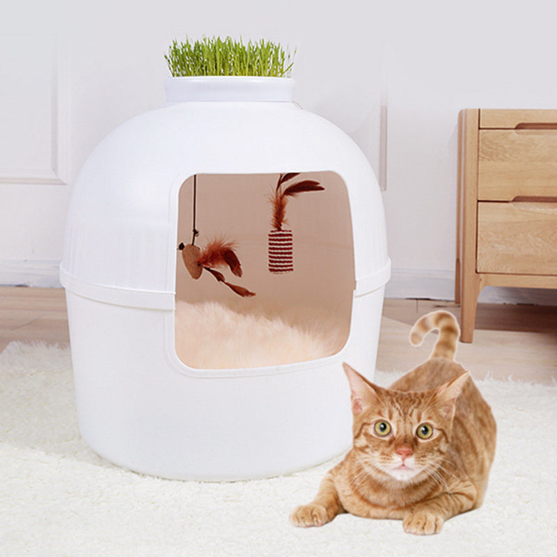 Modern Minimalist Detachable Wine Jar PP Plastic Resin Washable Dog &amp; Cat Bed 1- Tier For Living Room