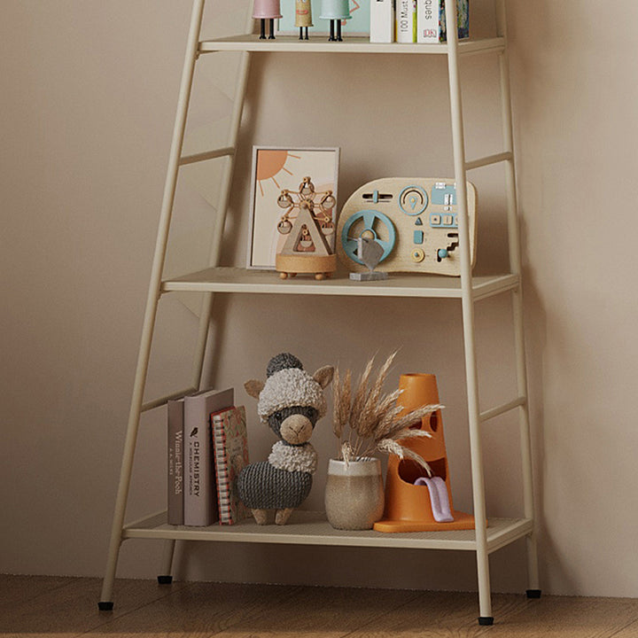 Zeitgenössisches kreatives dinosaurierförmiges Eisen-Kinder-Bodenstehendes Bücherregal 3-Schicht für das Studium 