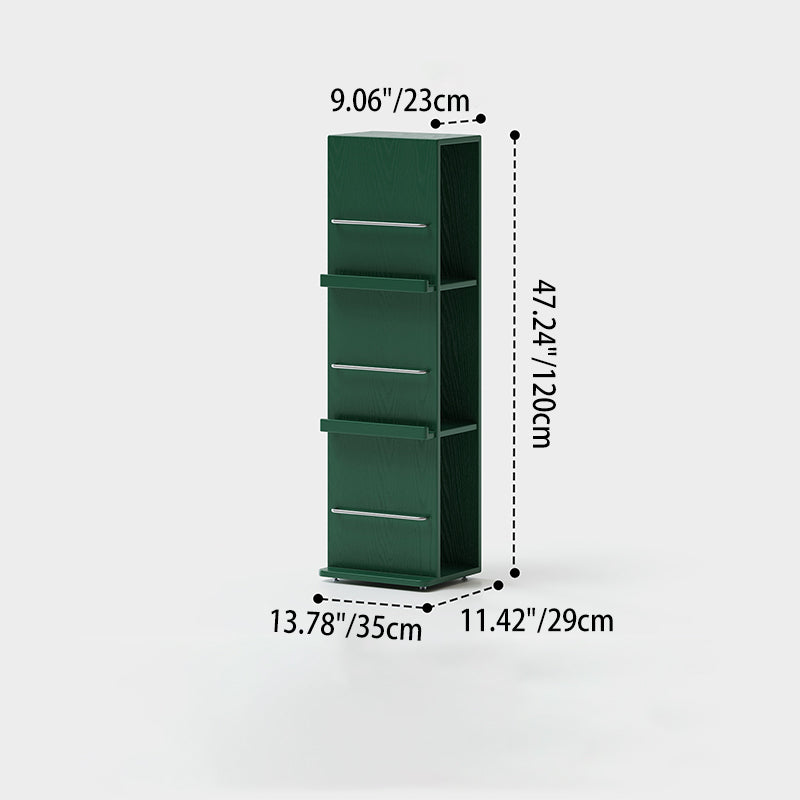 Étagère de sol autoportante en bois d&