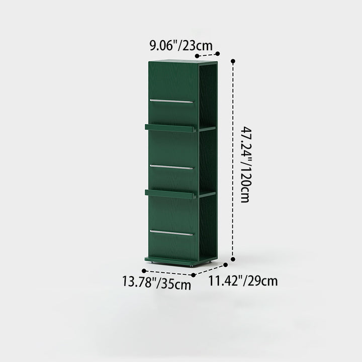 Étagère de sol autoportante en bois d&
