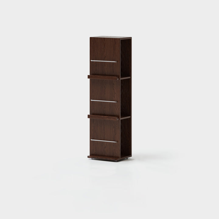 Étagère de sol autoportante en bois d&