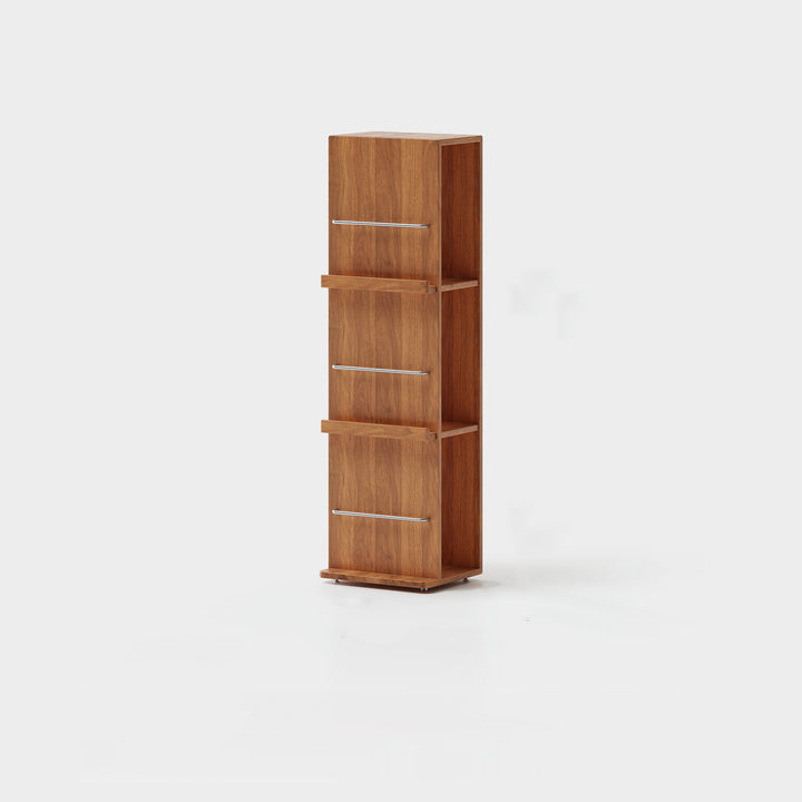 Étagère de sol autoportante en bois d&