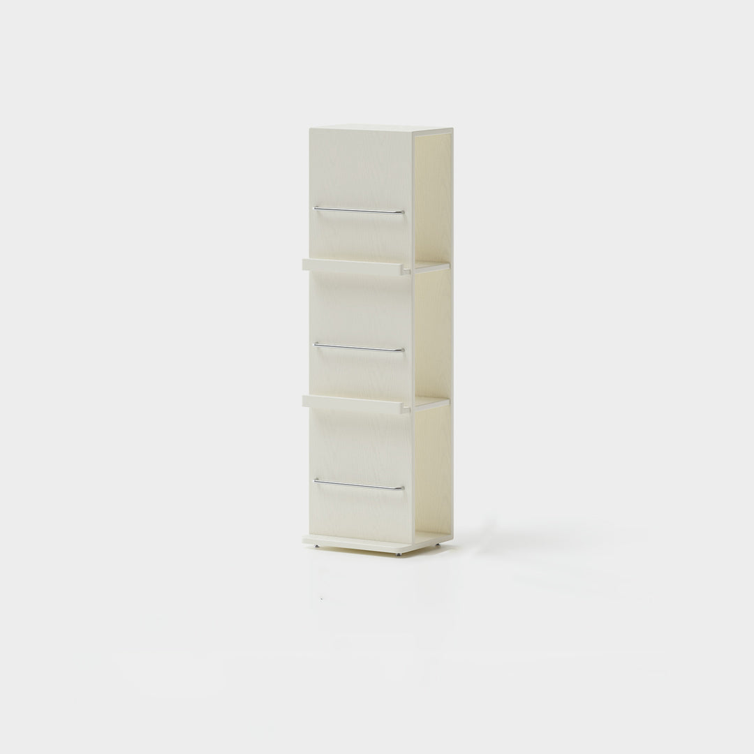 Étagère de sol autoportante en bois d&