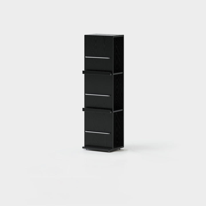 Étagère de sol autoportante en bois d&