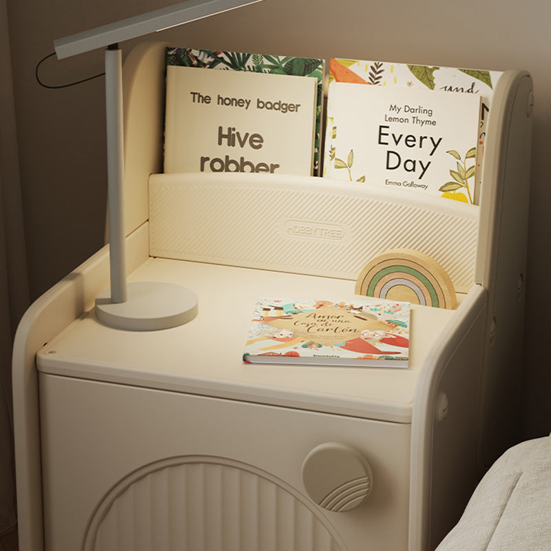 Armoire de rangement carrée pour enfants en HDPE, style Art déco moderne, écologique, 1 compartiment, pour salon et chambre à coucher 