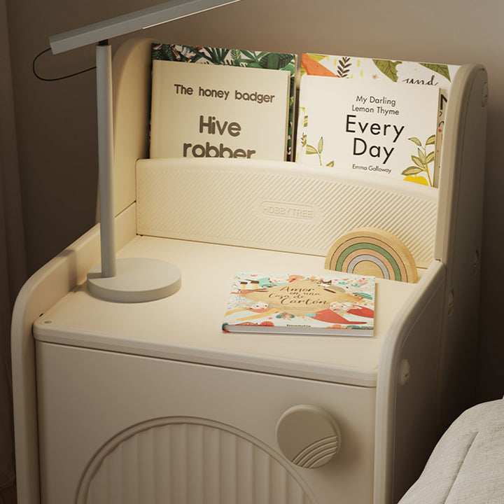 Armoire de rangement carrée pour enfants en HDPE, style Art déco moderne, écologique, 1 compartiment, pour salon et chambre à coucher 