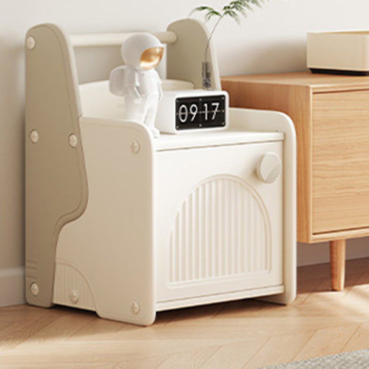 Modern Art Deco Eco-Friendly HDPE Square Kids Storage Cabinet 1-Cabinet For Living Room & Bedroom