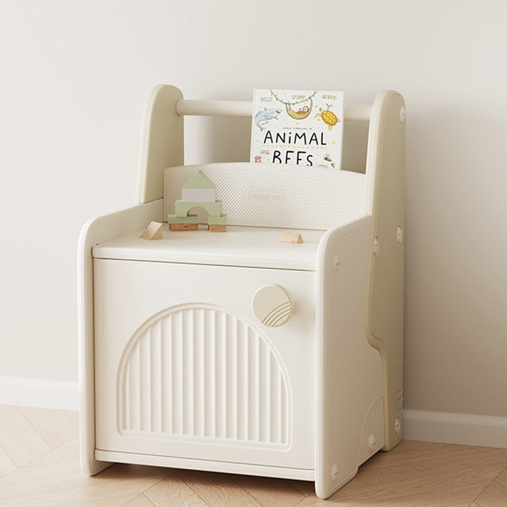Armoire de rangement carrée pour enfants en HDPE, style Art déco moderne, écologique, 1 compartiment, pour salon et chambre à coucher 
