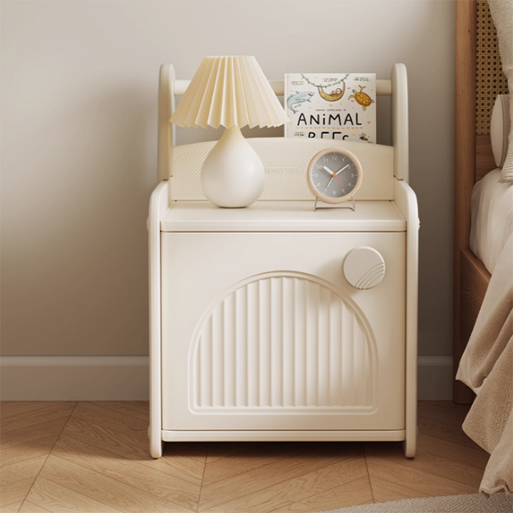 Armoire de rangement carrée pour enfants en HDPE, style Art déco moderne, écologique, 1 compartiment, pour salon et chambre à coucher 