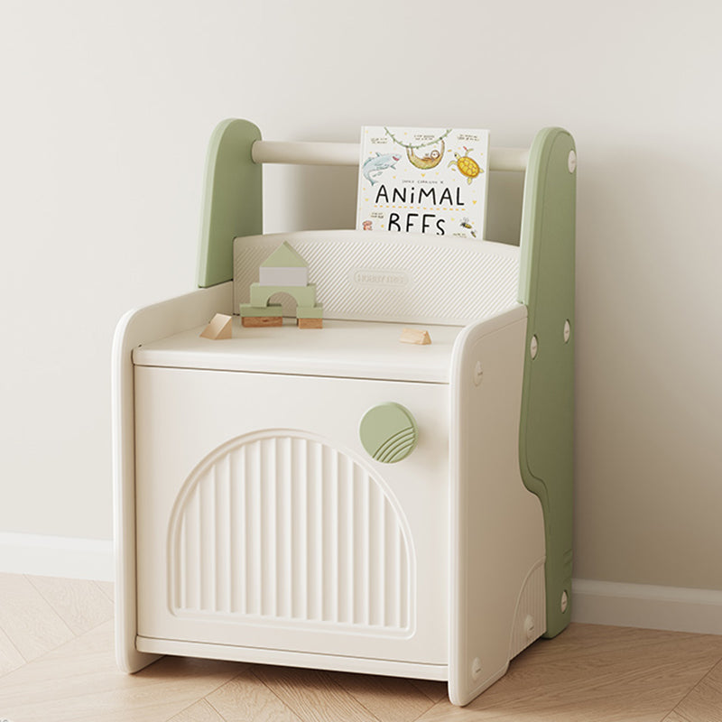 Armoire de rangement carrée pour enfants en HDPE, style Art déco moderne, écologique, 1 compartiment, pour salon et chambre à coucher 