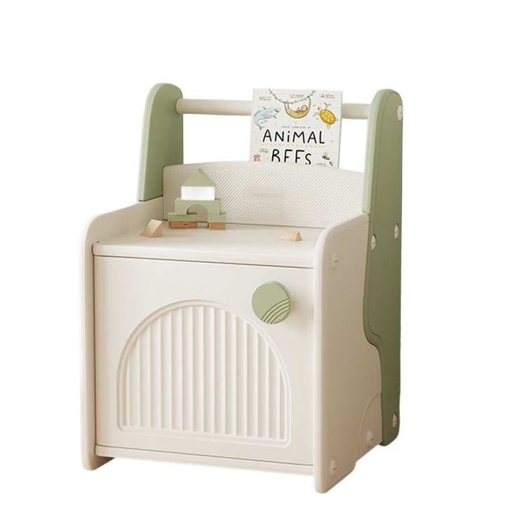 Armoire de rangement carrée pour enfants en HDPE, style Art déco moderne, écologique, 1 compartiment, pour salon et chambre à coucher 
