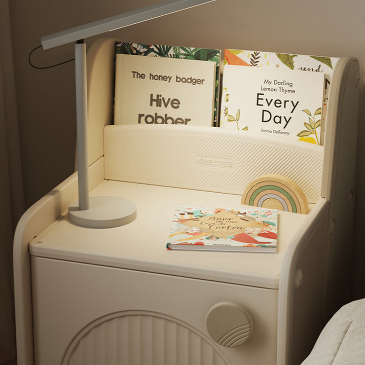 Armoire de rangement carrée pour enfants en HDPE, style Art déco moderne, écologique, 1 compartiment, pour salon et chambre à coucher 