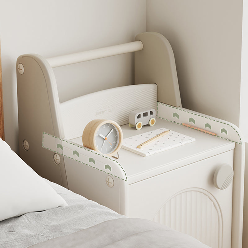 Armoire de rangement carrée pour enfants en HDPE, style Art déco moderne, écologique, 1 compartiment, pour salon et chambre à coucher 