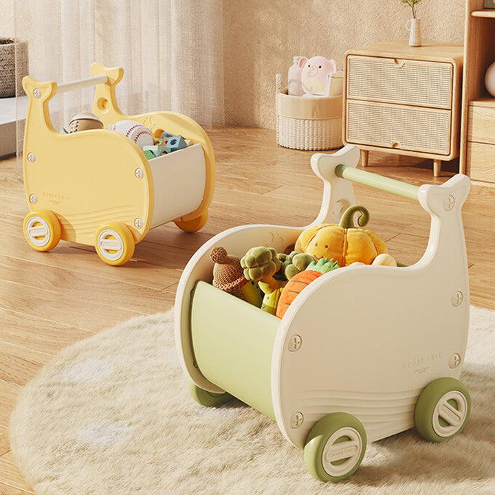 Contemporary Creative Whale-Shaped Eco-Friendly HDPE Movable Kids Storage Cabinet 1-Storage For Living Room & Bedroom