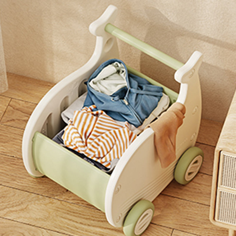 Contemporary Creative Whale-Shaped Eco-Friendly HDPE Movable Kids Storage Cabinet 1-Storage For Living Room &amp; Bedroom