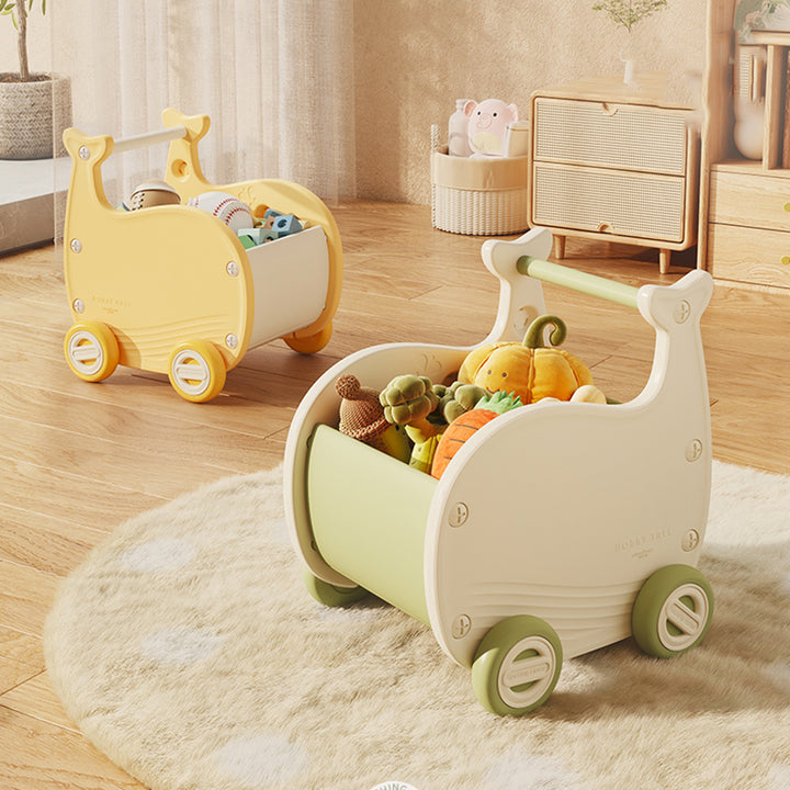 Contemporary Creative Whale-Shaped Eco-Friendly HDPE Movable Kids Storage Cabinet 1-Storage For Living Room &amp; Bedroom