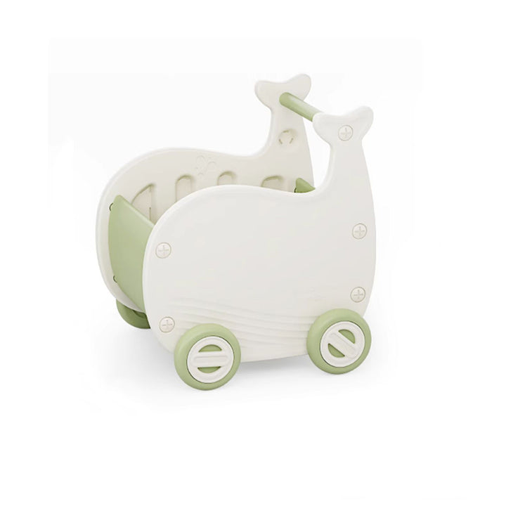 Contemporary Creative Whale-Shaped Eco-Friendly HDPE Movable Kids Storage Cabinet 1-Storage For Living Room &amp; Bedroom