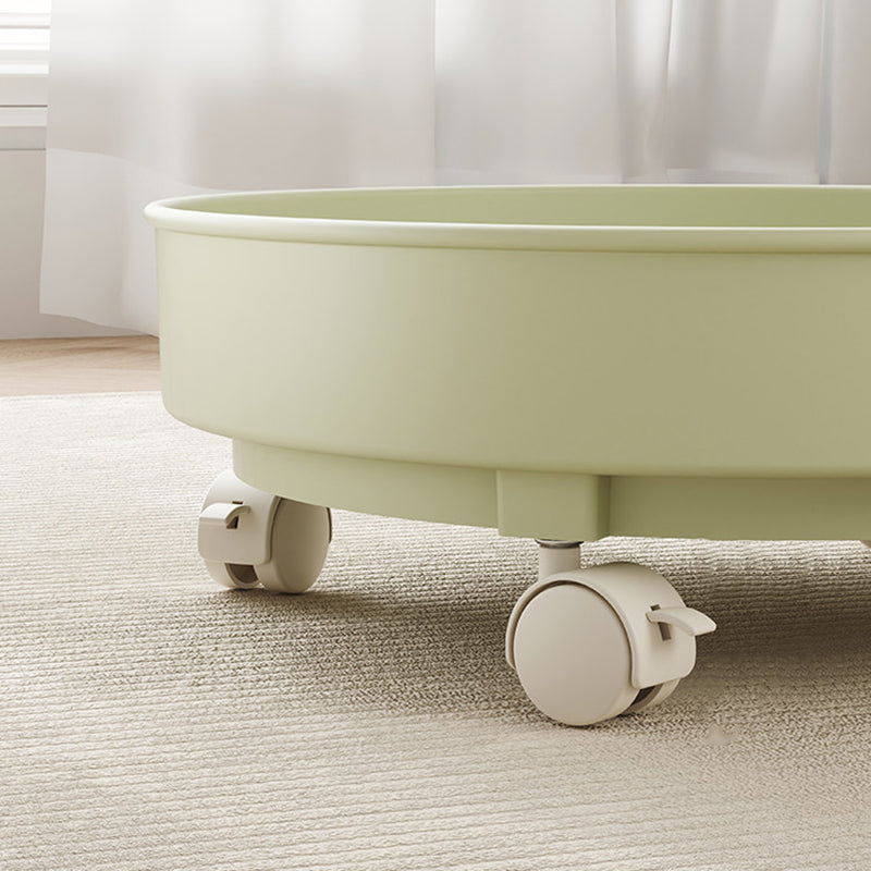 Zeitgenössischer Nordic Clover umweltfreundlicher HDPE beweglicher Endtisch 2-stufig für Wohnzimmer &amp; Schlafzimmer 