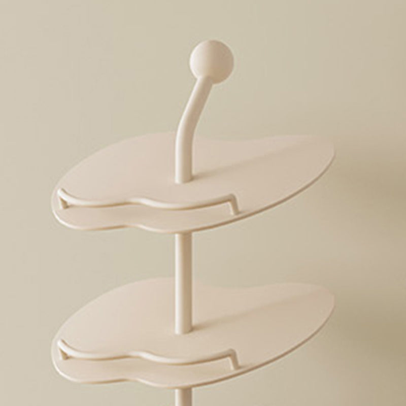 Rack de rangement à chaussures en fer marbré, créatif et contemporain, en forme de pomme, à 4/5/6 niveaux pour entrée et couloir 