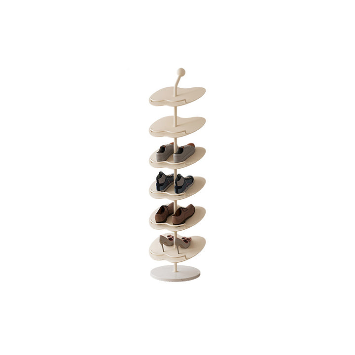 Rack de rangement à chaussures en fer marbré, créatif et contemporain, en forme de pomme, à 4/5/6 niveaux pour entrée et couloir 