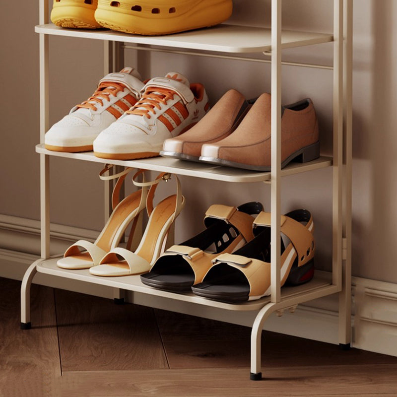Contemporary Creative Cartoon Cute Bear Iron Shoe Storage Rack 4-Tier For Entryway