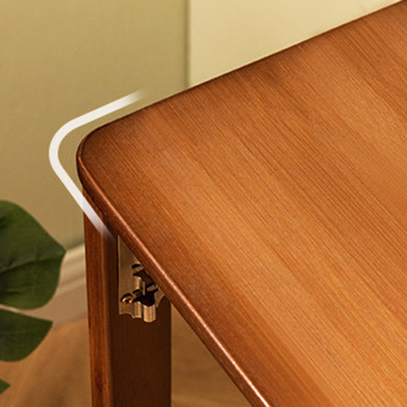 Moderner minimalistischer rechteckiger Nan-Bambus klappbarer Schreibtisch 2-Schicht für das Home Office 