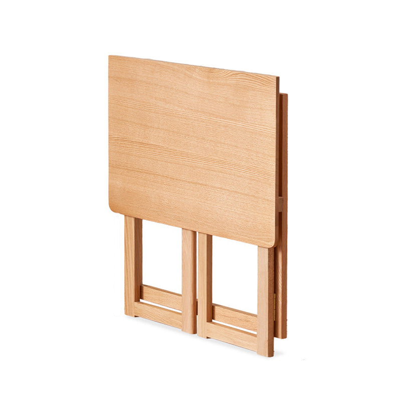 Moderner minimalistischer rechteckiger Klappschreibtisch aus rotem Eichenholz mit 1-stufigem Stauraum für das Home Office 