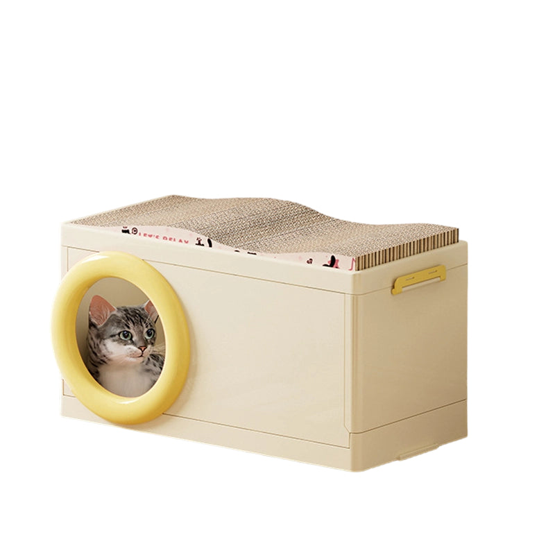 Moderna Minimalista Rectangular PP Plástico ABS PET Apilable Cama para Gatos de Piso de 1/2 Capas para Sala de Estar 