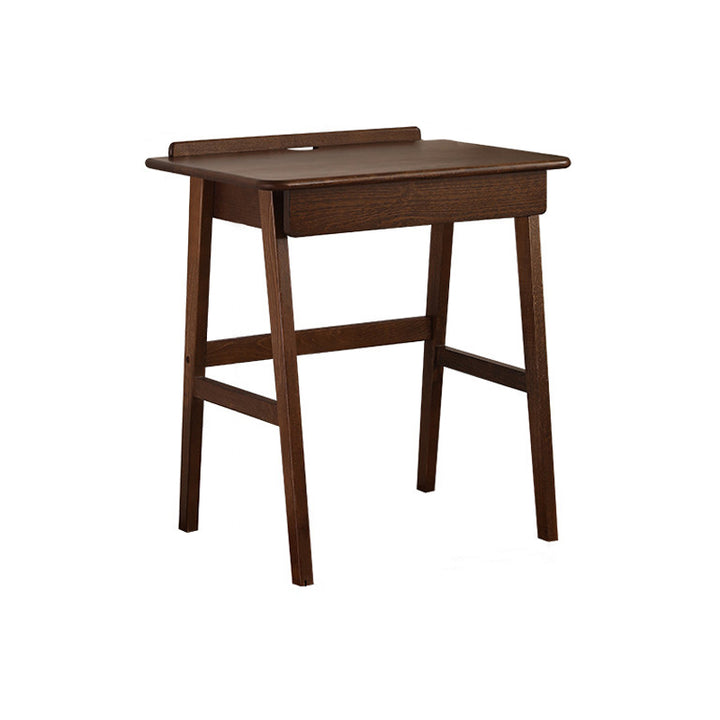 Bureau rectangulaire moderne minimaliste en hêtre massif, contreplaqué et bois d&