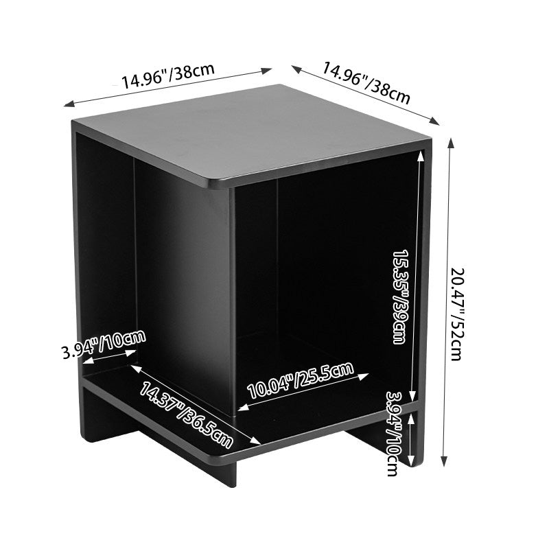 Zeitgenössischer skandinavischer rechteckiger MDF-Kaffeetisch mit versetztem Design, 2-stufig, für Wohnzimmer &amp; Schlafzimmer 